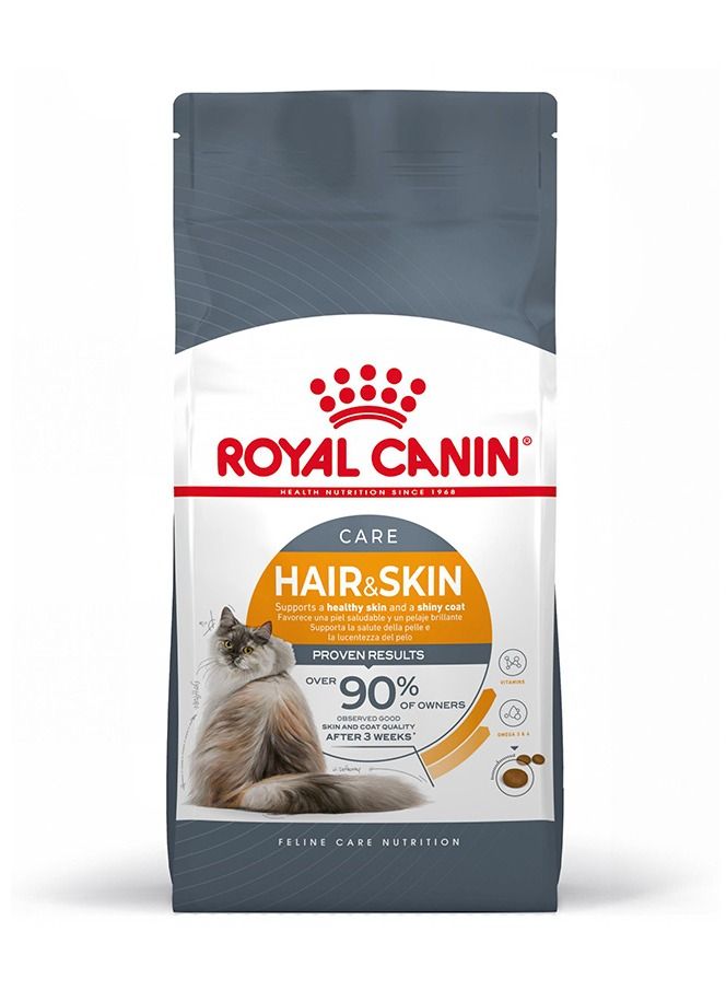 Hair & Skin Care Adult Cat Dry Food 4 kg