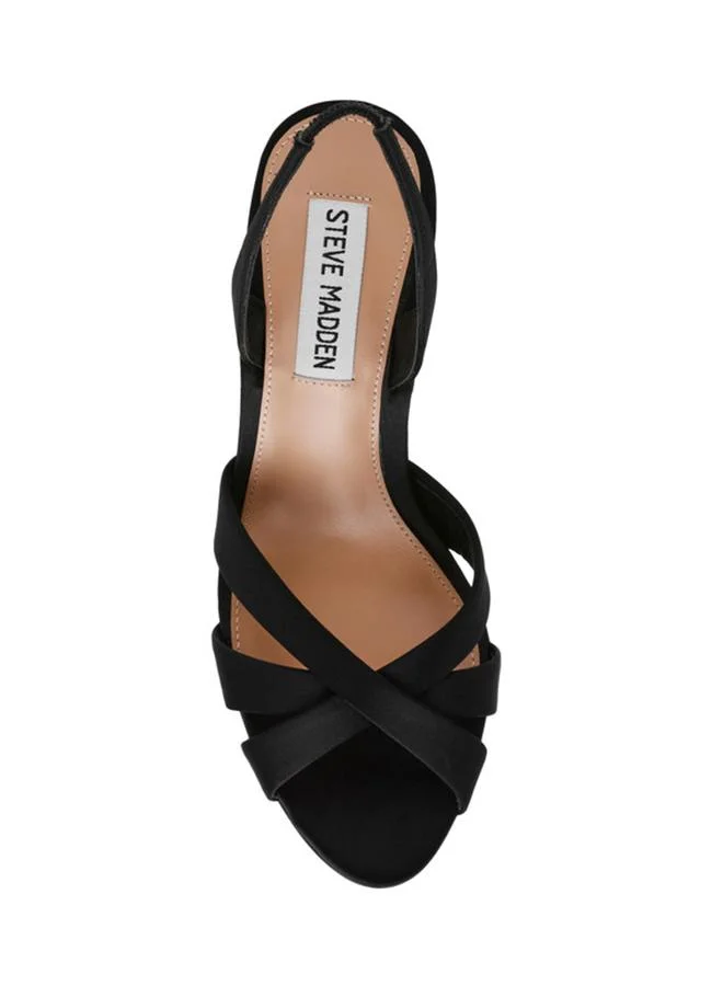 Steve Madden  Steve Madden Trophies Women's Black Heeled Sandals for Women | Best Price UAE
