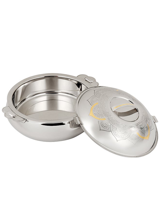 رويال فورد Royalford 5L Large Tuffah Stainless Steel Hotpot RF12717 Food-Grade Hot and Fresh, Casserole with Double Wall Vacuum Insulation Firm Twist Lock - Image 4
