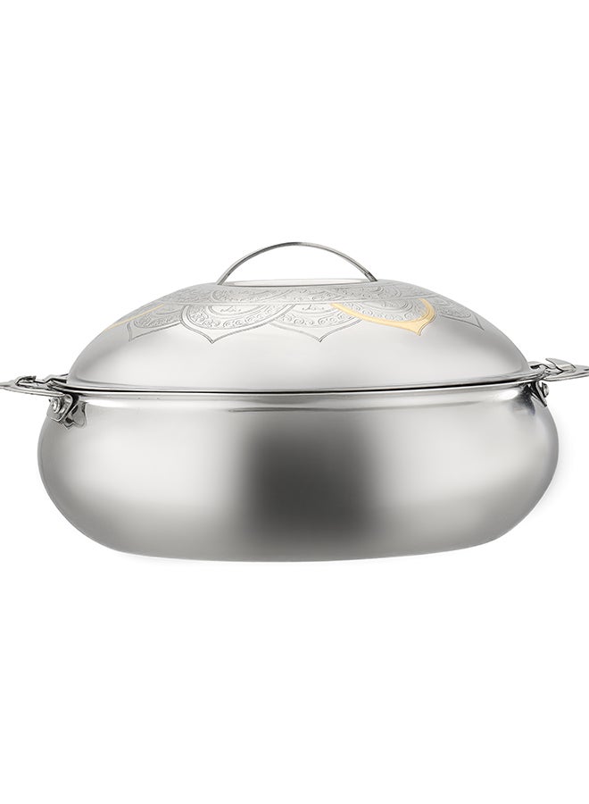 رويال فورد Royalford 5L Large Tuffah Stainless Steel Hotpot RF12717 Food-Grade Hot and Fresh, Casserole with Double Wall Vacuum Insulation Firm Twist Lock - Image 2