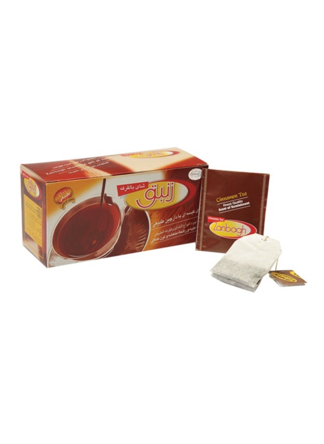 ZANBAGH Cinnamon Tea – Warming, Aromatic & Energizing – 25 Tea Bags  - Image 1