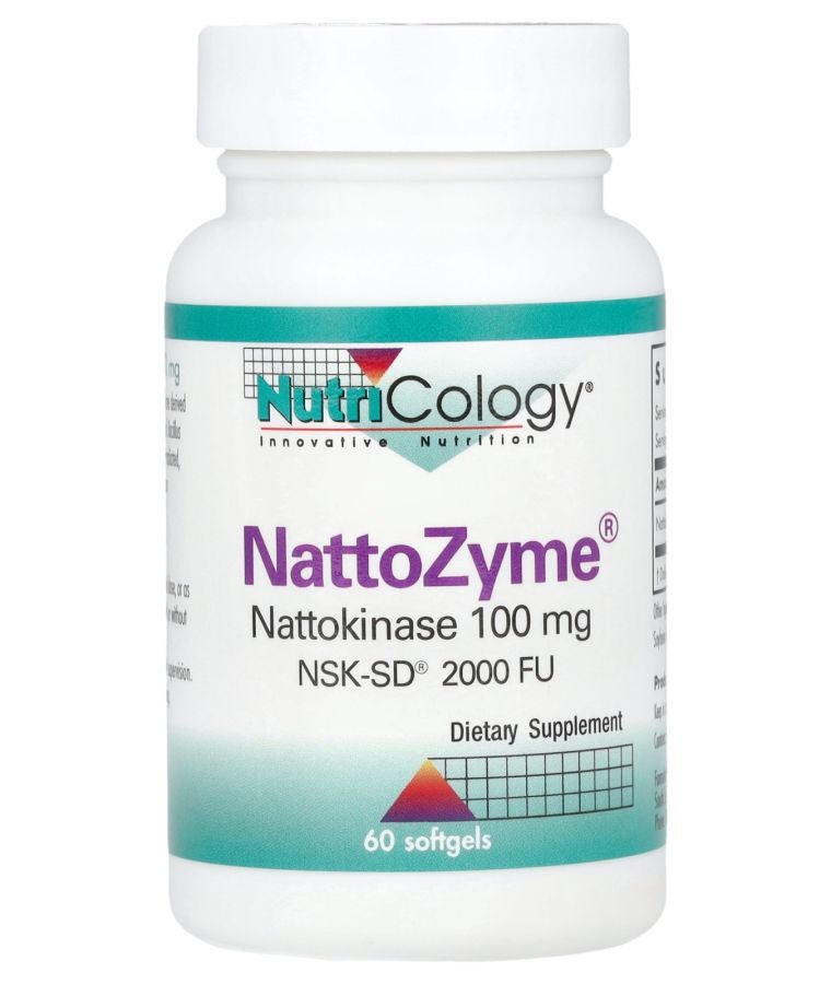 Nutricology NattoZyme® Nattokinase 100 mg (2000 FU) 60 Softgels