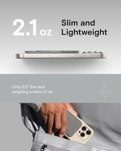 MOFT Magnetic Wallet Stand Compatible with iPhone 171615141312 Series Angle Adjustment Magsafe Compatible MOVAS Phone StandCement - Image 3