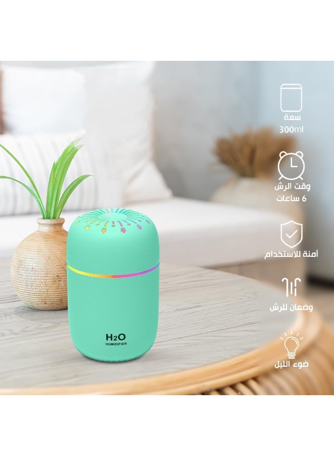 Generic A5 Ultrasonic Aroma Diffuser – 300ml with Night Light, Perfect for Cars, Bedrooms, and Offices  - Image 4