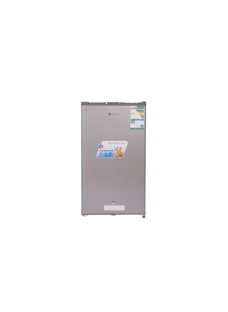 SmartElectric Smart Electric 90 Lt Refrigerator , Noiseless High Quality Compressor, Freezer Storage , Silver - Image 1