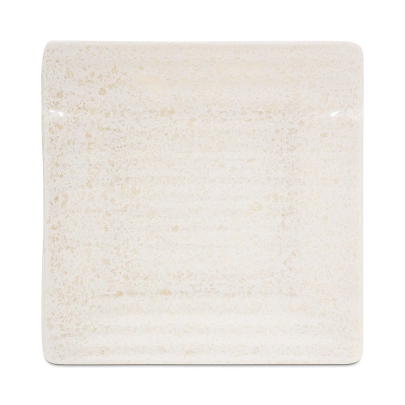 Smart Dinning Melamine Cream 7 inch Snacks Plate (4 Pcs) - Image 4