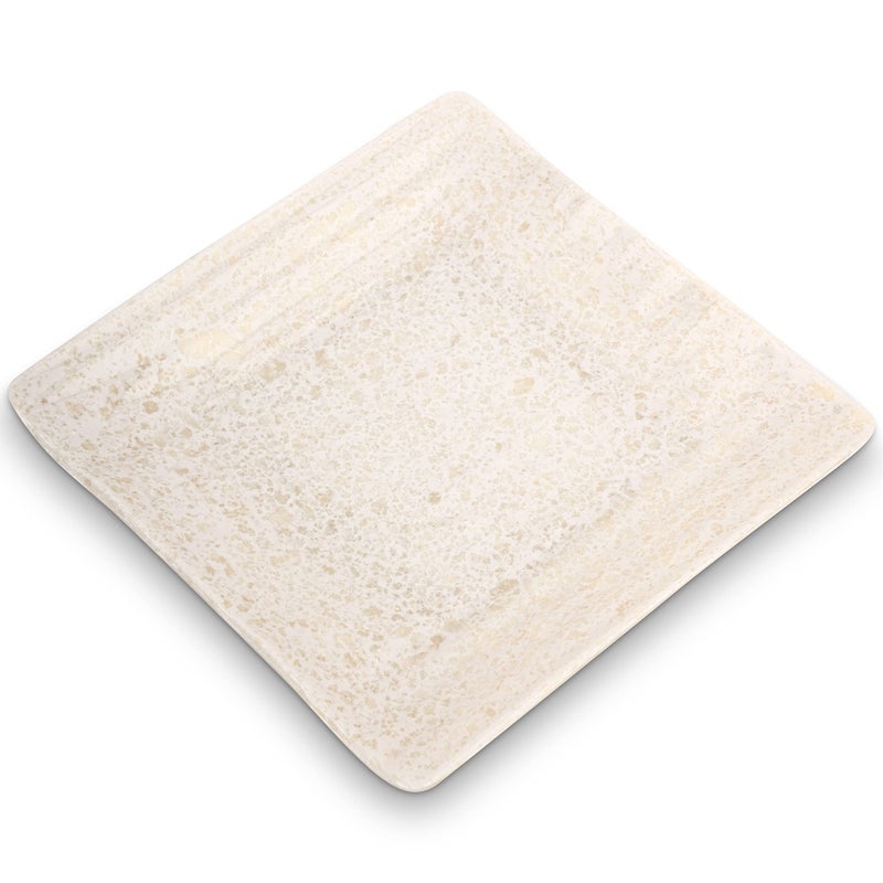 Smart Dinning Melamine Cream 7 inch Snacks Plate (4 Pcs) - Image 3