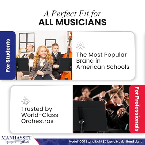 Manhasset Music Stand Light Clip On Attachment - Stand Lights for Musicians - Music Lamp for Orchestras - Piano Light - Piano Lamp - Image 5