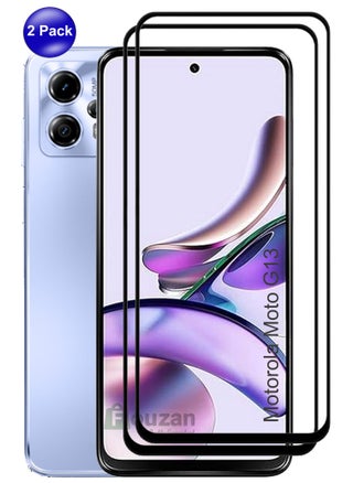 2 Pack Motorola Moto G13 Screen Protector – Tempered Glass Screen Protector, High Transparency, Delicate Touch, Anti-Explosion, Smooth Arc Edges, Easy Installation - pzsku/ZA0A624D6875BC1E452B1Z/45/_/1733983001/d3275ce7-254b-4f2d-9dcc-1d328a2262ad
