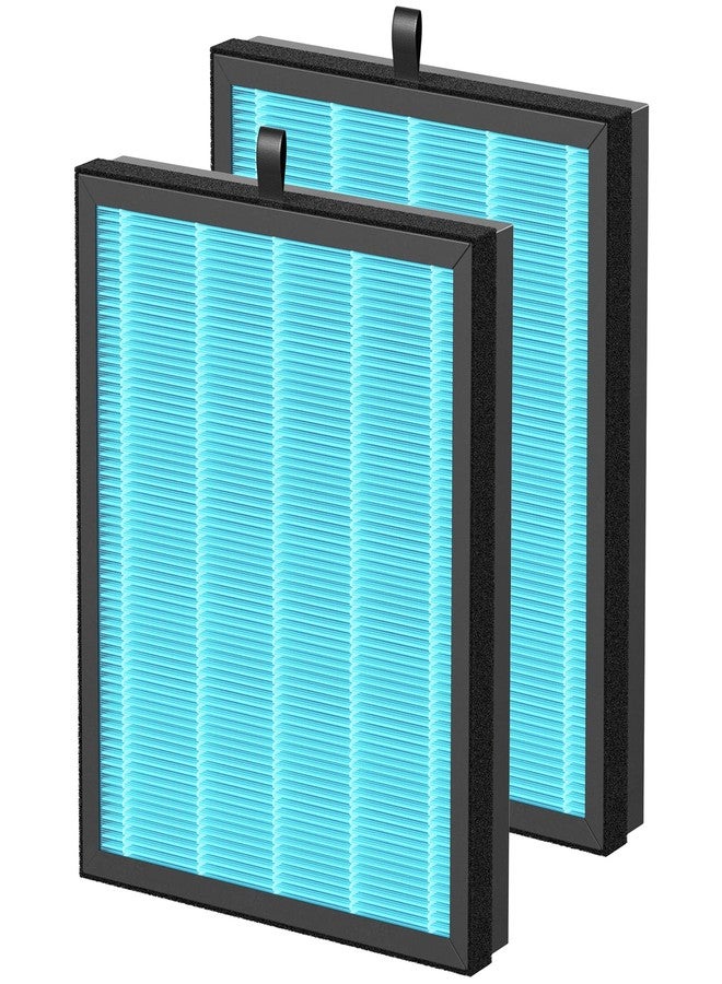 إيزينجو عبوتان من فلتر الهواء MK07 متوافقتان مع جهاز تنقية الهواء MK07، فلتر HEPA 4 في 1 مناسب لجهاز MK07 لإزالة الغبار وحبوب اللقاح والوبر ووبر الحيوانات الأليفة والأبخرة - الإصدار القياسي، أزرق - Image 1