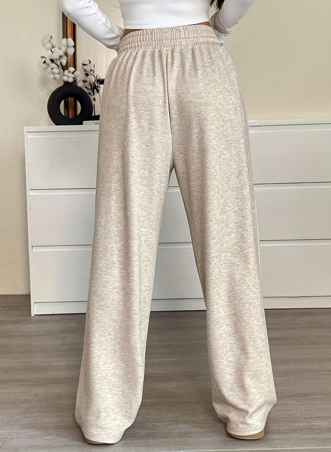 Take Two Plus Size Melange Pants with Drawstring - Image 5