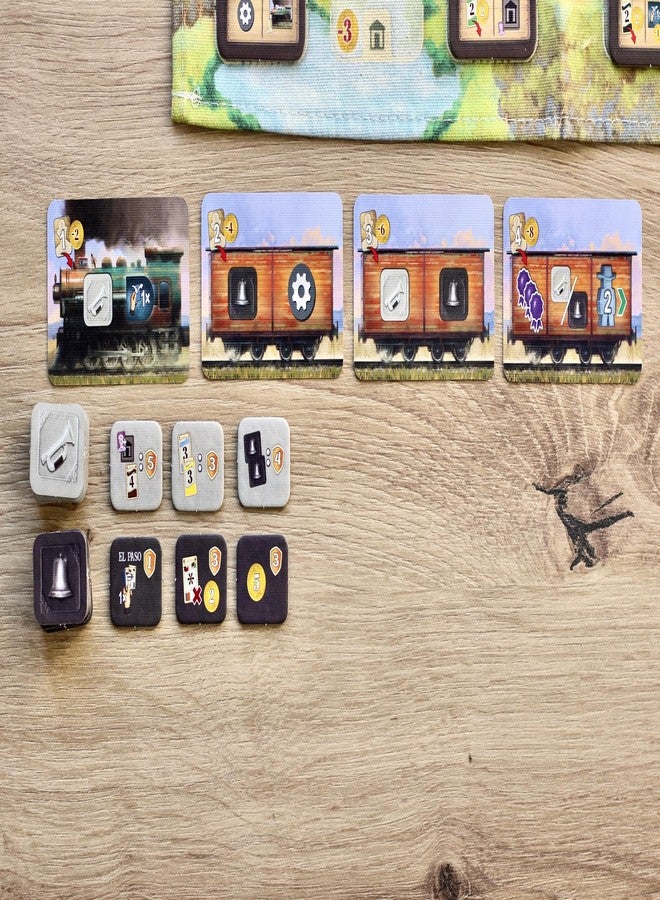 Lookout Great Western Trail El Paso Board Game - Fast-Paced Cattle Trade Strategy Game, Compact, Travel-Friendly for Kids & Adults, Ages 12+, 1-4 Players, 60-90 Min Playtime Made by Lookout Games - Image 5