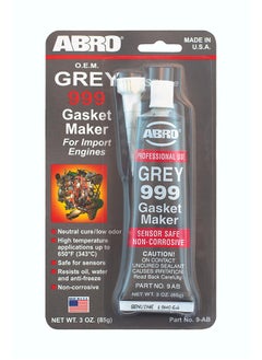 Abro 999 Grey RTV Silicone Gasket Maker 85g 