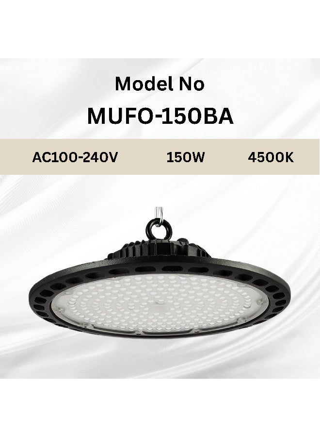 MFZ LED High Bay Light 150W – Industrial Warehouse & Commercial Lighting with SASO Quality Mark and 5 Years Warranty - Image 2