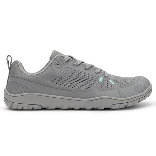 Pulltop Barefoot Trail Running Shoes for Men - Wide Toe Box | Zero Drop Sole | Minimalist Cross-Training Shoes Medium Grey Size 11 - Image 4