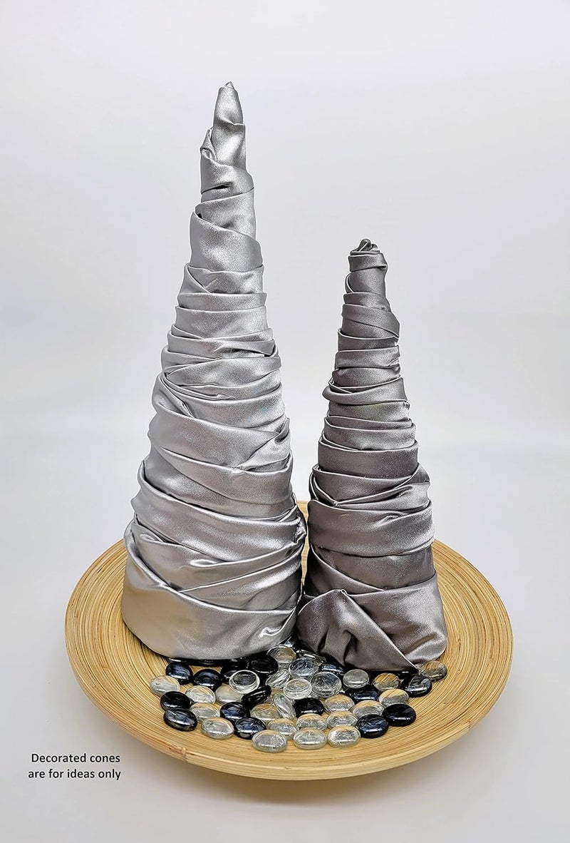 AllStellar Paper Mache Cones Open Bottom 13.75x5 in. Set of 3 (Large) - For DIY Art Projects, Crafts and Decorations! - Image 5