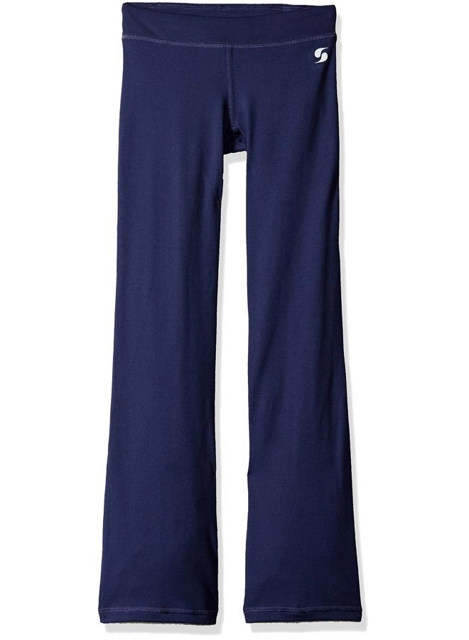 Soffe Girls' Big Dri Boot Cut Pant, Navy, X-Small