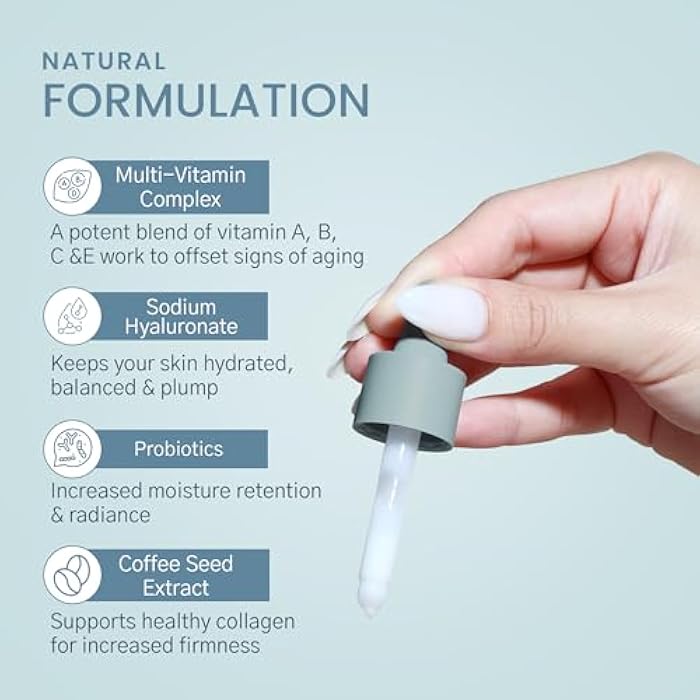 Karuna Skin - MULTI-VITAMIN Day & Night Serum with Vitamins A, B3, B5, B6, C & E, Niacinamide Serum for Face, Antioxidant Serum for Face, 30 ml - Image 5