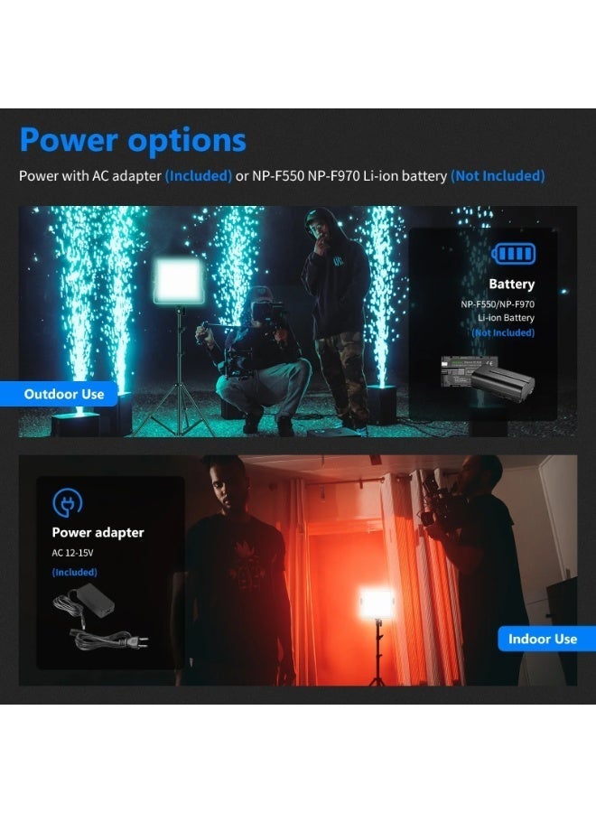 نيوير Upgraded RGB660 PRO II LED Video Light - Image 4