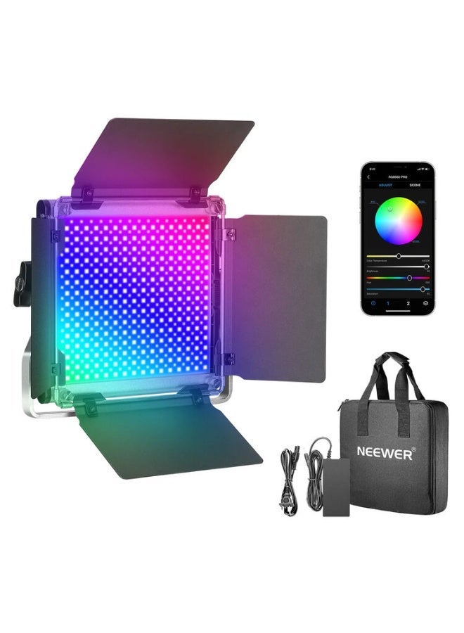 نيوير Upgraded RGB660 PRO II LED Video Light - Image 1