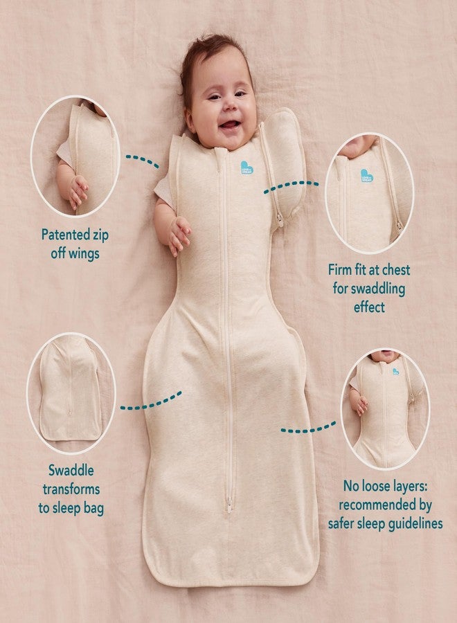 لاف تو دريم حقيبة نوم Love to Dream Swaddle Up™ الانتقالية، مقاس 1.5T، مصنوعة من قطن فليس مطاطي، مناسبة للأطفال من 19 إلى 24 رطلاً، المرحلة 2، مناسبة لجميع الفصول، ناعمة ومريحة، مثالية لروتين نوم الطفل، لون أغصان الزيتون - Image 2