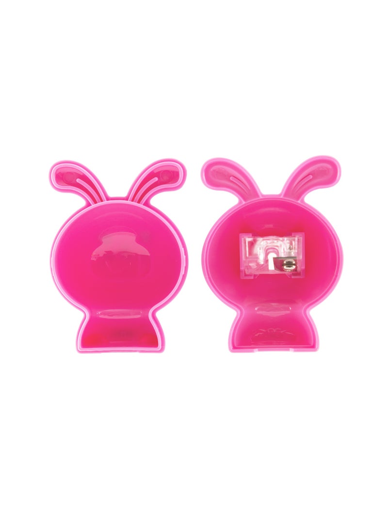 Deli E0560 1-Hole Rabbit-shaped Pencil Sharpener 鈥?Small Size, Durable Steel Edge - Image 3