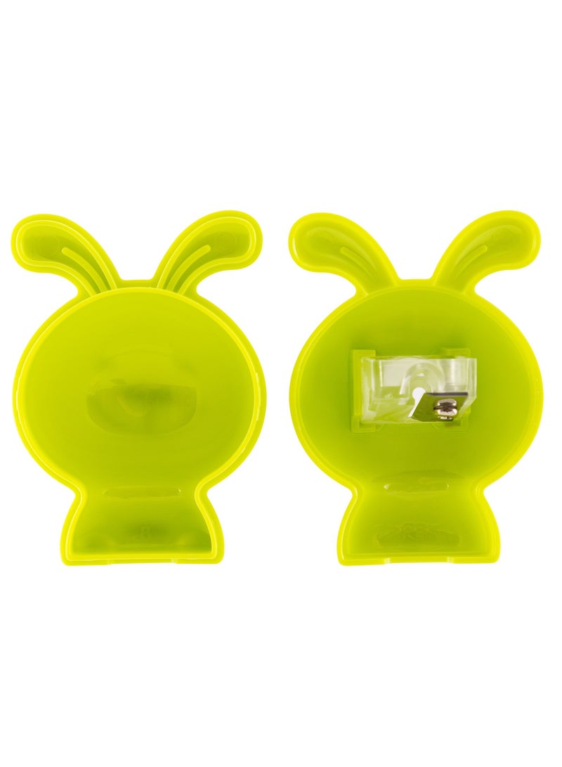 Deli E0560 1-Hole Rabbit-shaped Pencil Sharpener 鈥?Small Size, Durable Steel Edge - Image 2