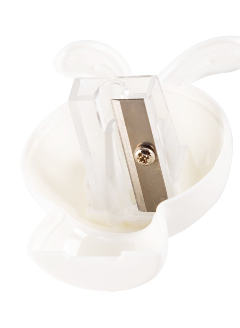 Deli E0560 1-Hole Rabbit-shaped Pencil Sharpener 鈥?Small Size, Durable Steel Edge - Image 4