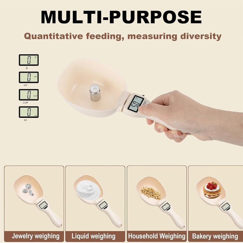 Digital Measuring Spoon with LCD Display - 800g Capacity , High Precision Food Scale - Image 3