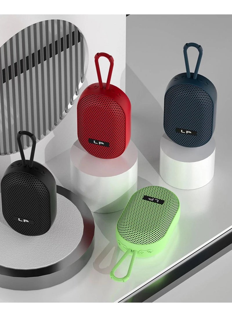 NEW Mini LP-V83 IPX4 Waterproof Wireless Speaker Portable Active USB TF BT Stereo Bass Sound Mini Speaker With FM Radio - Image 3