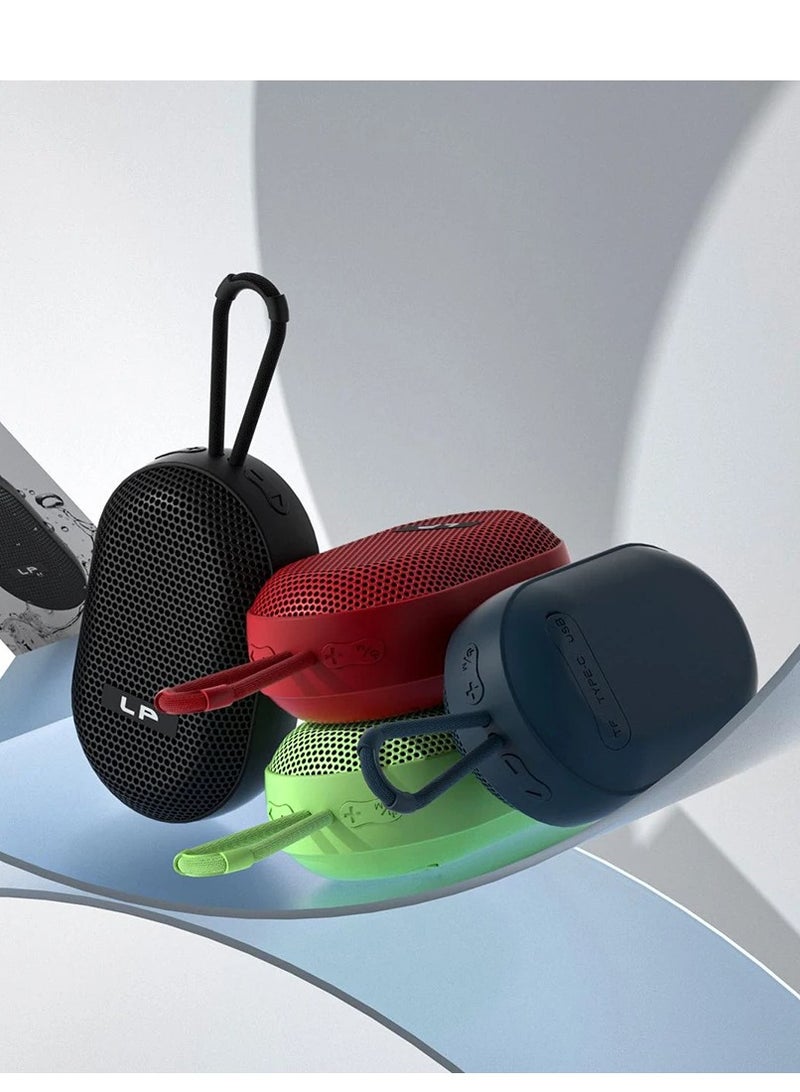 NEW Mini LP-V83 IPX4 Waterproof Wireless Speaker Portable Active USB TF BT Stereo Bass Sound Mini Speaker With FM Radio - Image 4