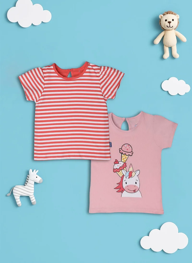 Nautinati  Nautinati Cotton Pack Of 2 T-Shirts For Girls for Women | Best Price UAE