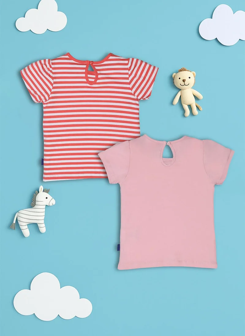 Nautinati  Nautinati Cotton Pack Of 2 T-Shirts For Girls for Women | Best Price UAE
