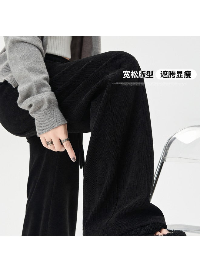 Hstyle Lazy Style Yamamoto Wide-leg Pants For Women - Spring/autumn Drop Waist Slimming Fashion Versatile High-waist Casual Trousers - Image 2