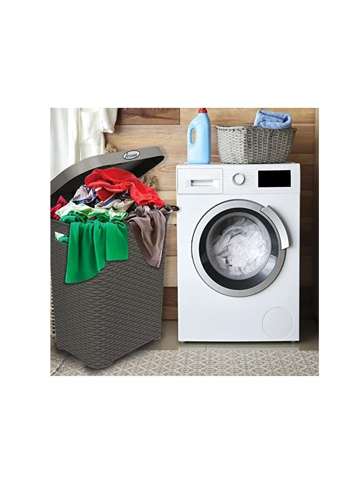 يدوم طويلاً ، خفيف الوزن ، أنيق ، مدمج ، وموفر للمساحة ، سلة غسيل قابلة للتنظيف بسهولة - Image 1