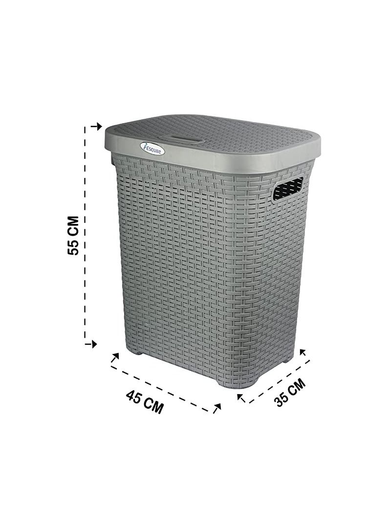 يدوم طويلاً ، خفيف الوزن ، أنيق ، مدمج ، وموفر للمساحة ، سلة غسيل قابلة للتنظيف بسهولة - Image 2