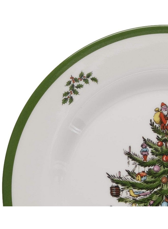 Spode Christmas Tree Melamine Dinner Plate (Set of 4) - 11 Inch Shatterproof Serving Plate for Holiday Meals, Holiday Party - Festive Tableware for Indoor & Outdoor Use, Dishwasher Safe Dinnerware - Image 2