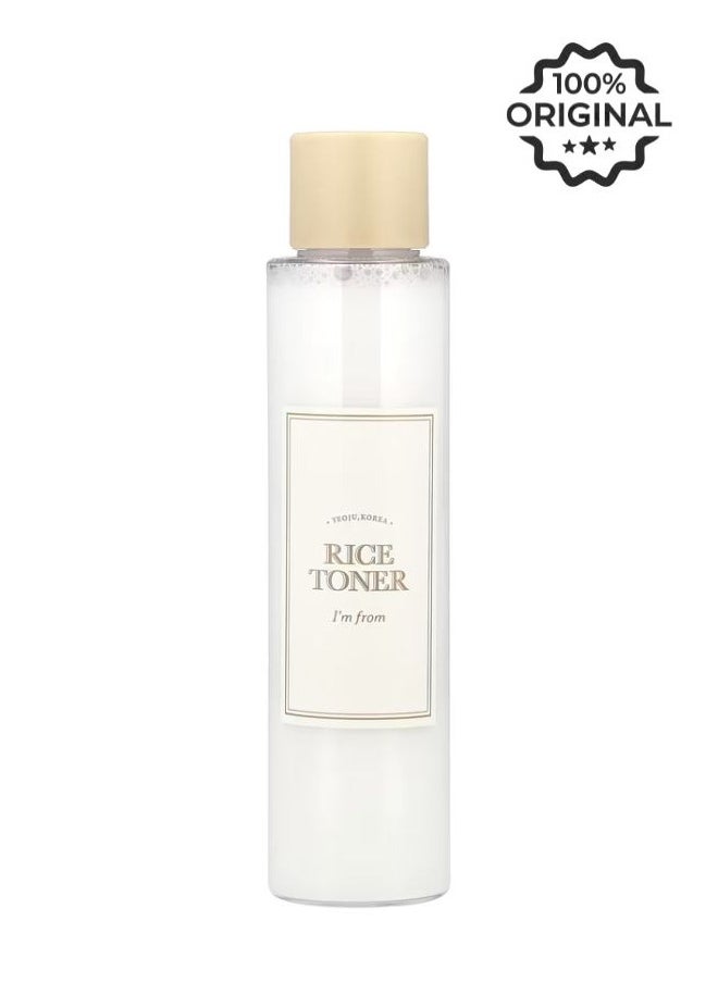 I'M FROM Rice Toner, Milky Toner for Glowing Skin, 77.78% Korean Rice, Glow Essence with Niacinamide, Hydrating for Sensitive, Dry, Dull, Combination Skin, Vegan, Fragrance Free, Glass Skin 150ml  - Image 1
