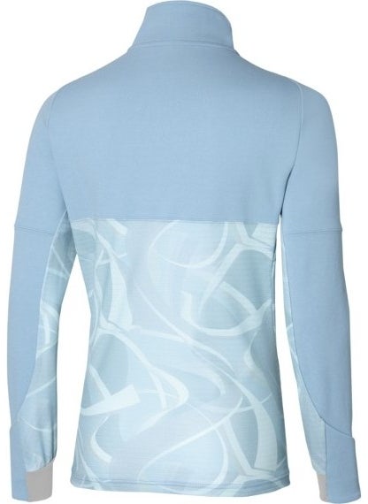 Mizuno Paris Athlete Hybrid Warm Up Jacket Women's Windbreaker Blue / Patterned  - Image 2