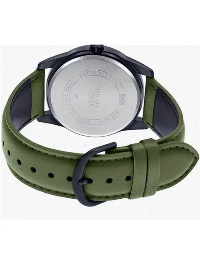 كاسيو ساعة يد من جلد بعقارب MTP-VD02BL-3EUDF - Image 2