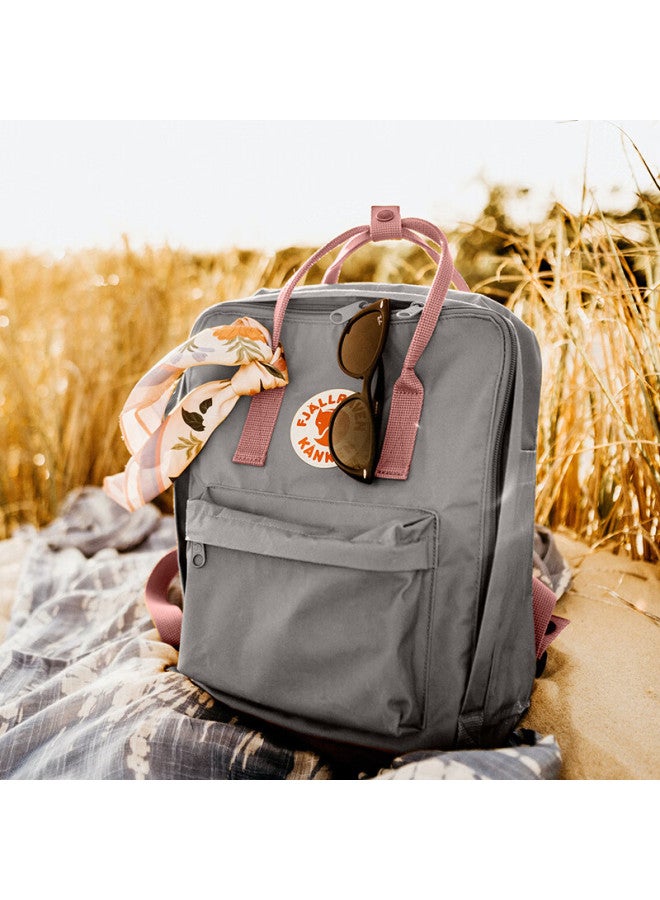 Fjallraven Backpack, Large Capacity, Camping Kanken Backpack, 23510-021 Misty Gray/pink, 16l - Image 5