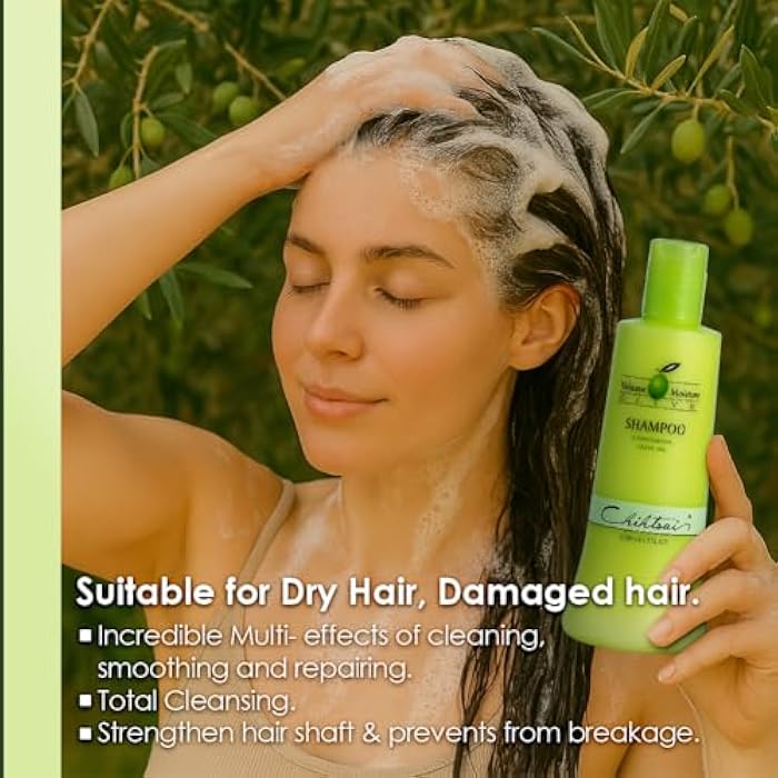 Chihtsai Volume Moisture Olive Shampoo (17oz/500ml) - Image 3