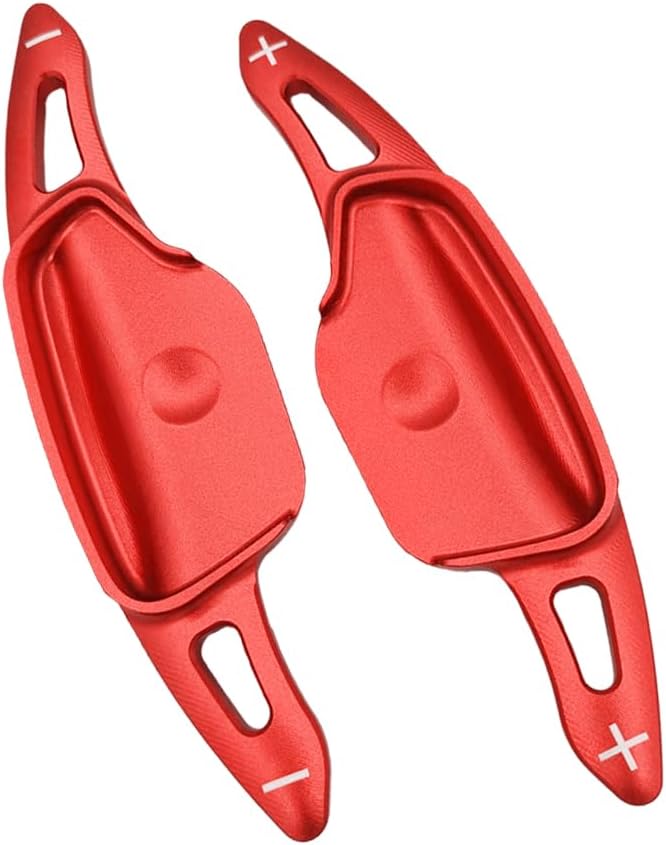 Ysbxitu Aluminum Alloy Steering Wheel Shift Paddle Extensions for Kia K3 (2020-2023) - Red - Image 1