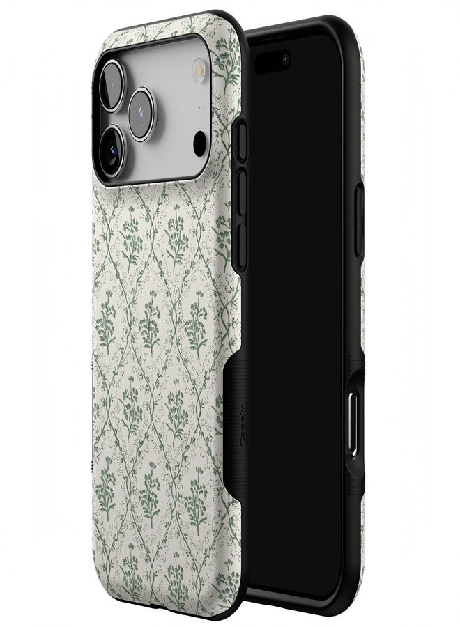 Casely جراب Casely لهاتف iPhone 17 Pro Max | نقشة زهور المريمية | تصميم جريء وواقي | متوافق مع MagSafe - Image 2