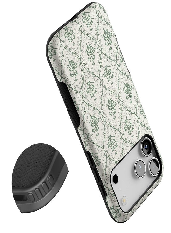 Casely جراب Casely لهاتف iPhone 17 Pro Max | نقشة زهور المريمية | تصميم جريء وواقي | متوافق مع MagSafe - Image 5