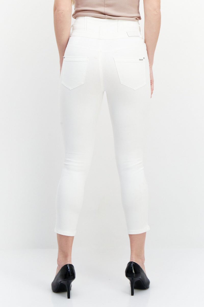 VERO MODA Women Slim Fit Solid Stretchable 7 - Image 3