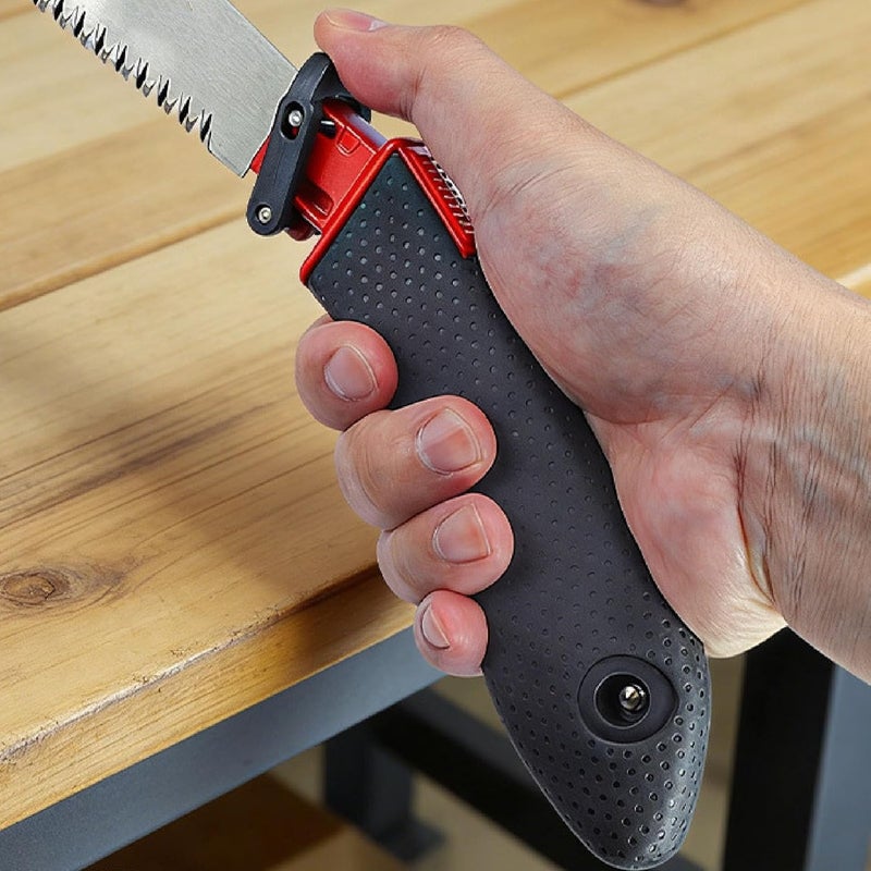 Luocute Quick Change Hand Saw, Multi Purpose Saw with 67P High Density Teeth for Wood Metal Plastic Plywood Cutting, Multi Blades Hand Hacksaws, Quick Change Mechanism Hacksaws - Image 3