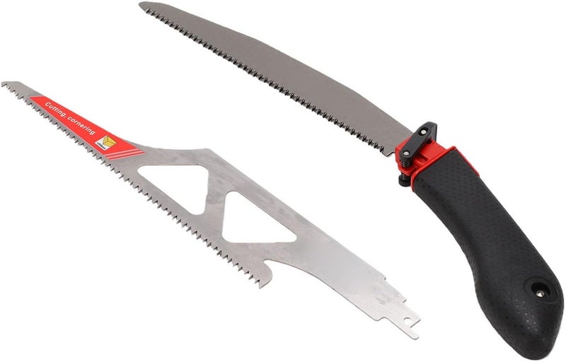 Luocute Quick Change Hand Saw, Multi Purpose Saw with 67P High Density Teeth for Wood Metal Plastic Plywood Cutting, Multi Blades Hand Hacksaws, Quick Change Mechanism Hacksaws - Image 5