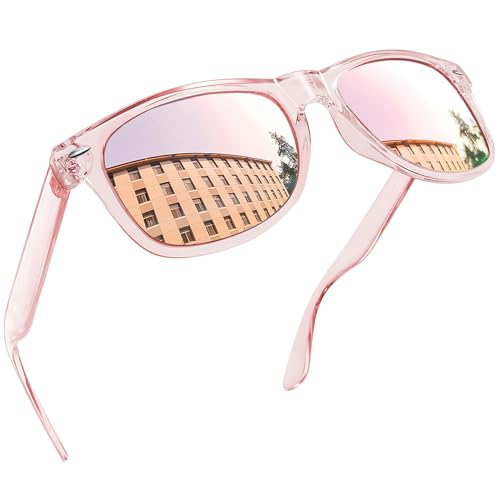 Joopin Square All Pink Sunglasses Retro Designer Oversized Sun Glasses Polarized UV Protection Fashion Shades for Women Men - Image 1