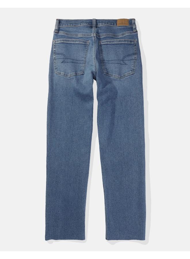 AE Super High-Waisted Ankle Straight Jean
